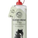 Annimally Ekzem Creme Plus 500ml - Ekzem Creme für Pferde u.a. mit D-Panthenol, Kamillenöl - Soforthilfe bei Ekzemen (Sommerekzem), Raspe, Mauke, Juckreiz und Hautirritationen  